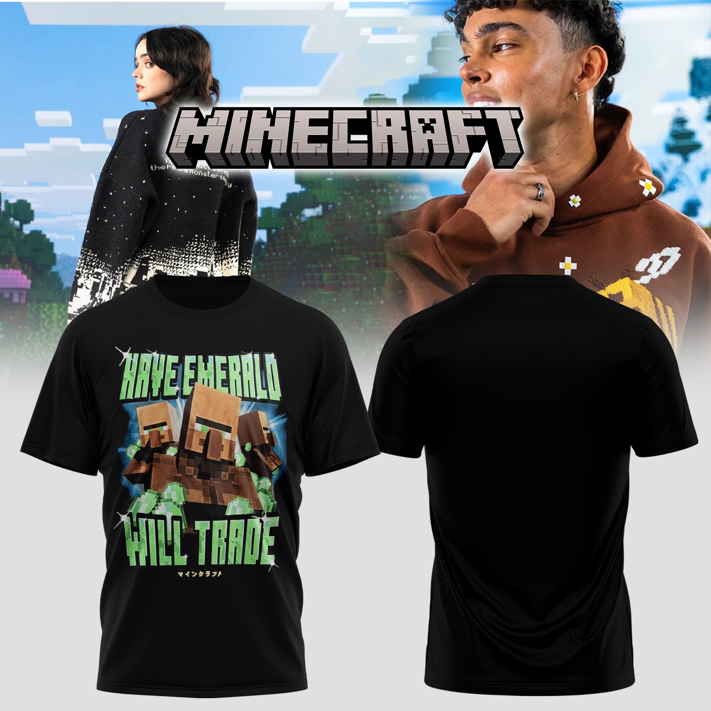 MINECRAFT Winter Collection: Villager T-shirt
