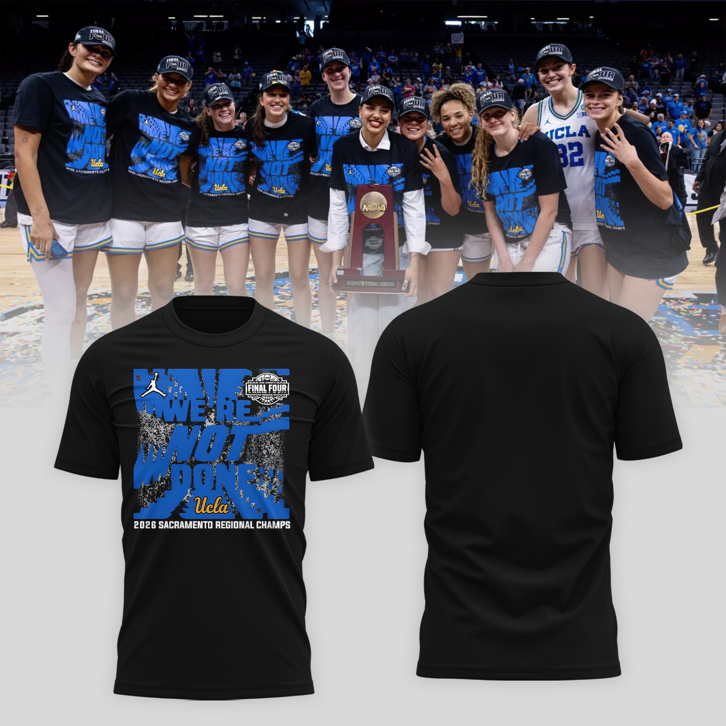 UCLA 2026 Women’s Basketball Five Four Tshirt Limited Edition