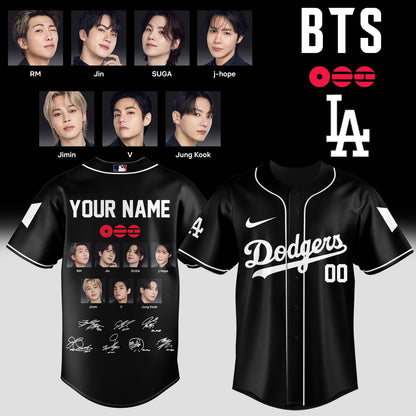 Baseball 🇺🇸 X BTS ”COMEBACK & WORLD TOUR 2026” Limited Edition – Jersey 5 (Custom Name&Custom Number)