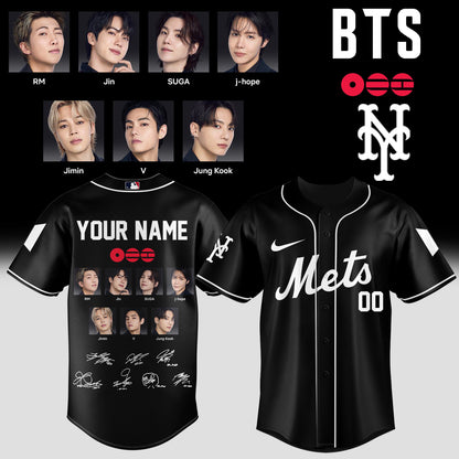 Baseball 🇺🇸 X BTS ”COMEBACK & WORLD TOUR 2026” Limited Edition – Jersey 5 (Custom Name&Custom Number)