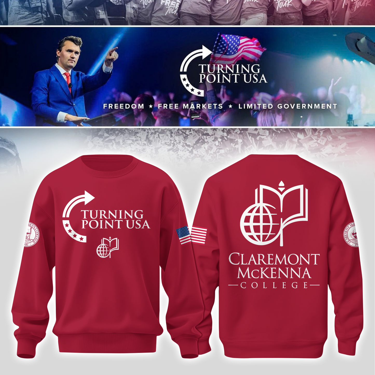 Claremont McKenna College Freedom Sweatshirt