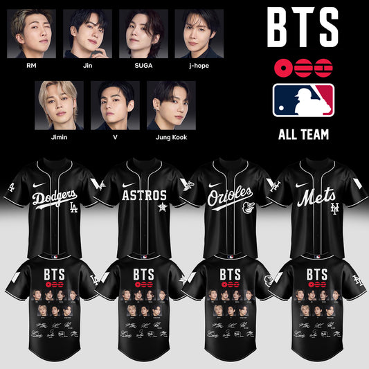 Baseball 🇺🇸 X  BTS ”COMEBACK & WORLD TOUR 2026” Limited Edition – Jersey 5