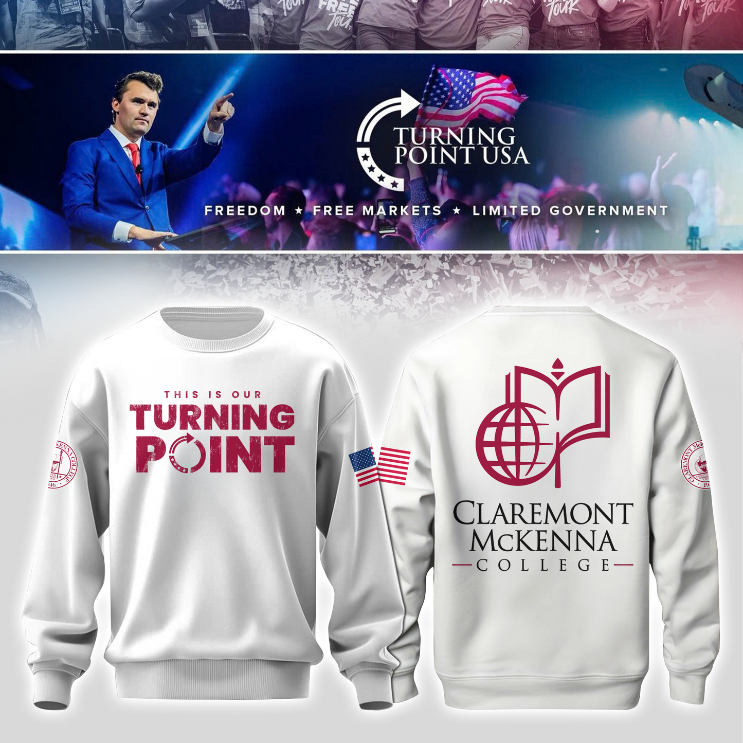 Claremont McKenna College Freedom Sweatshirt