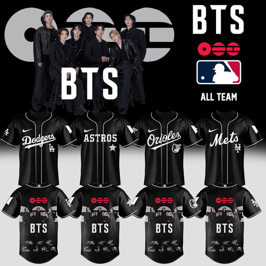 Baseball 🇺🇸 X  BTS ”COMEBACK & WORLD TOUR 2026” Limited Edition – Jersey 4
