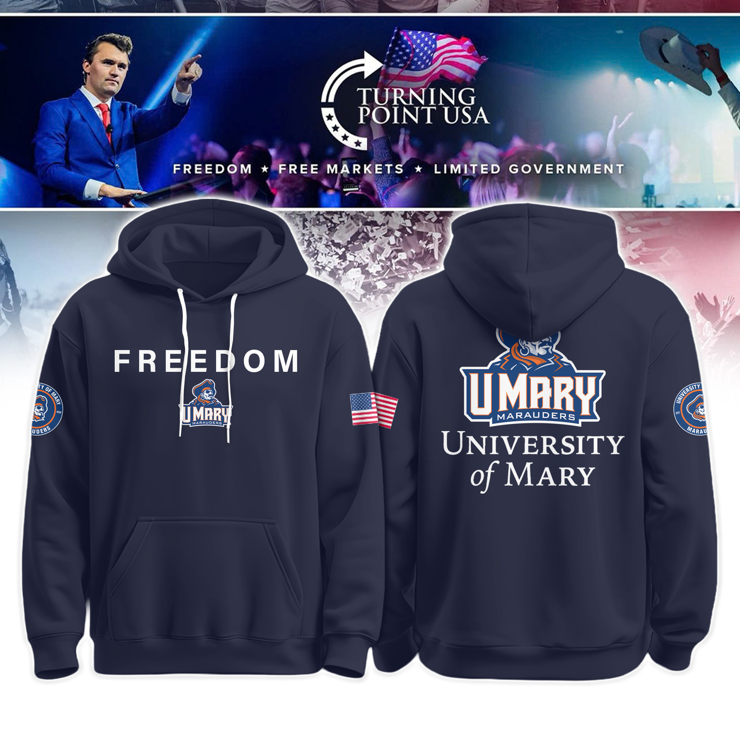 University of Mary Freedom Hoodie