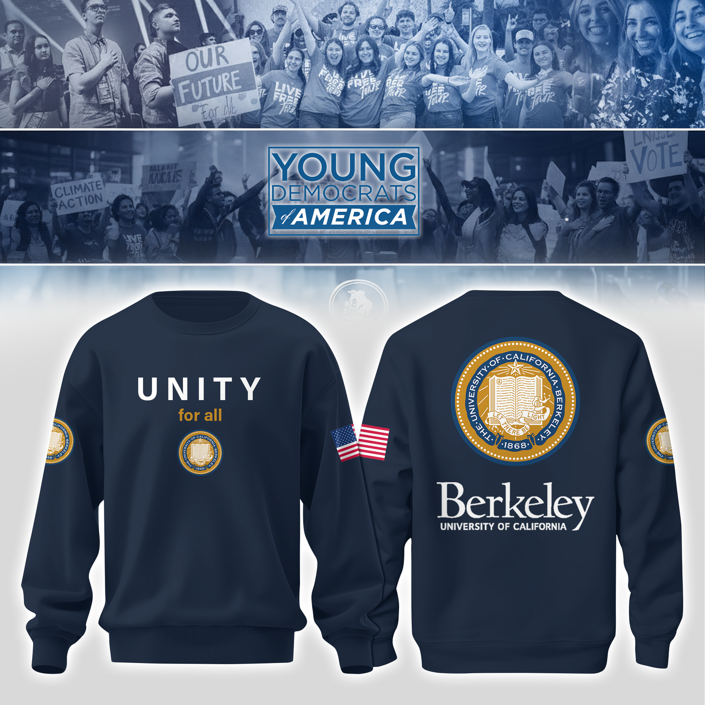 University of California Young Democrats of America Sweatshirt