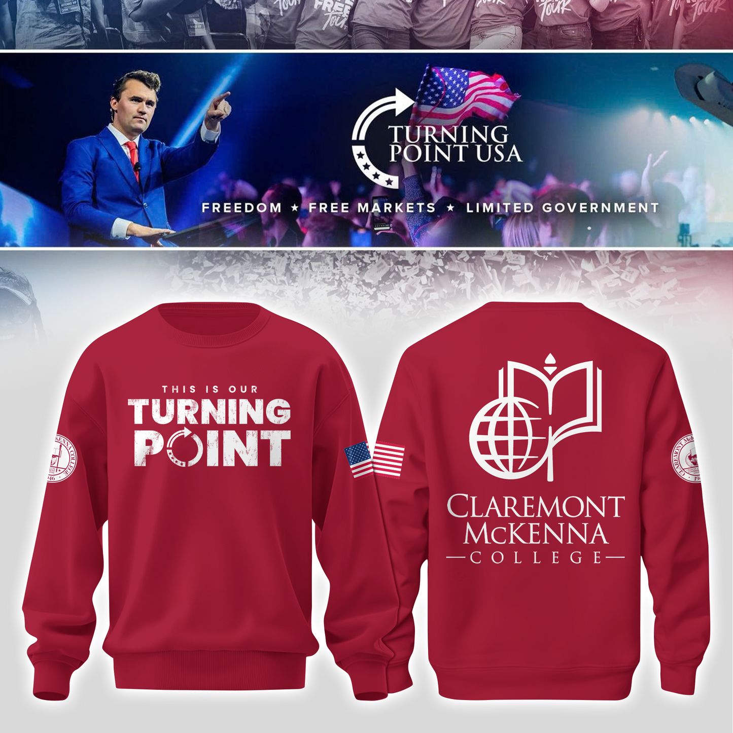 Claremont McKenna College Freedom Sweatshirt