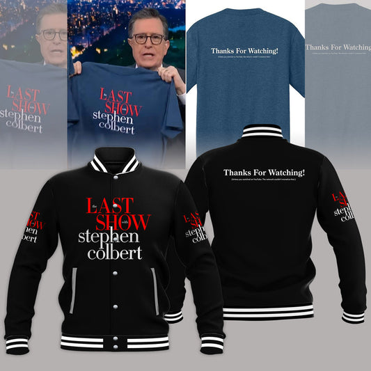 The Late Show with Stephen Colbert Limited Edition Baseball Jacket
