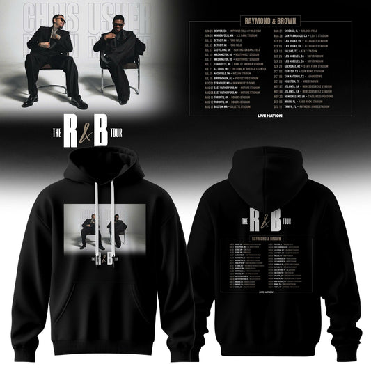_ CHRIS BROWN x RAYMOND USHER – R&B TOUR 2026 Collection Hoodie