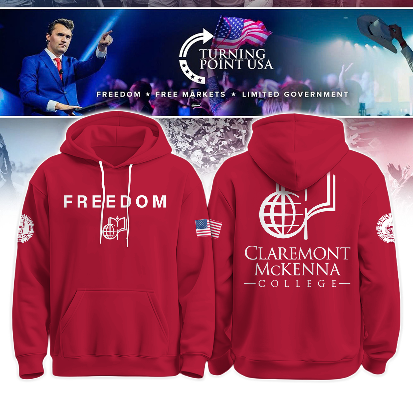 Claremont McKenna College Freedom Hoodie