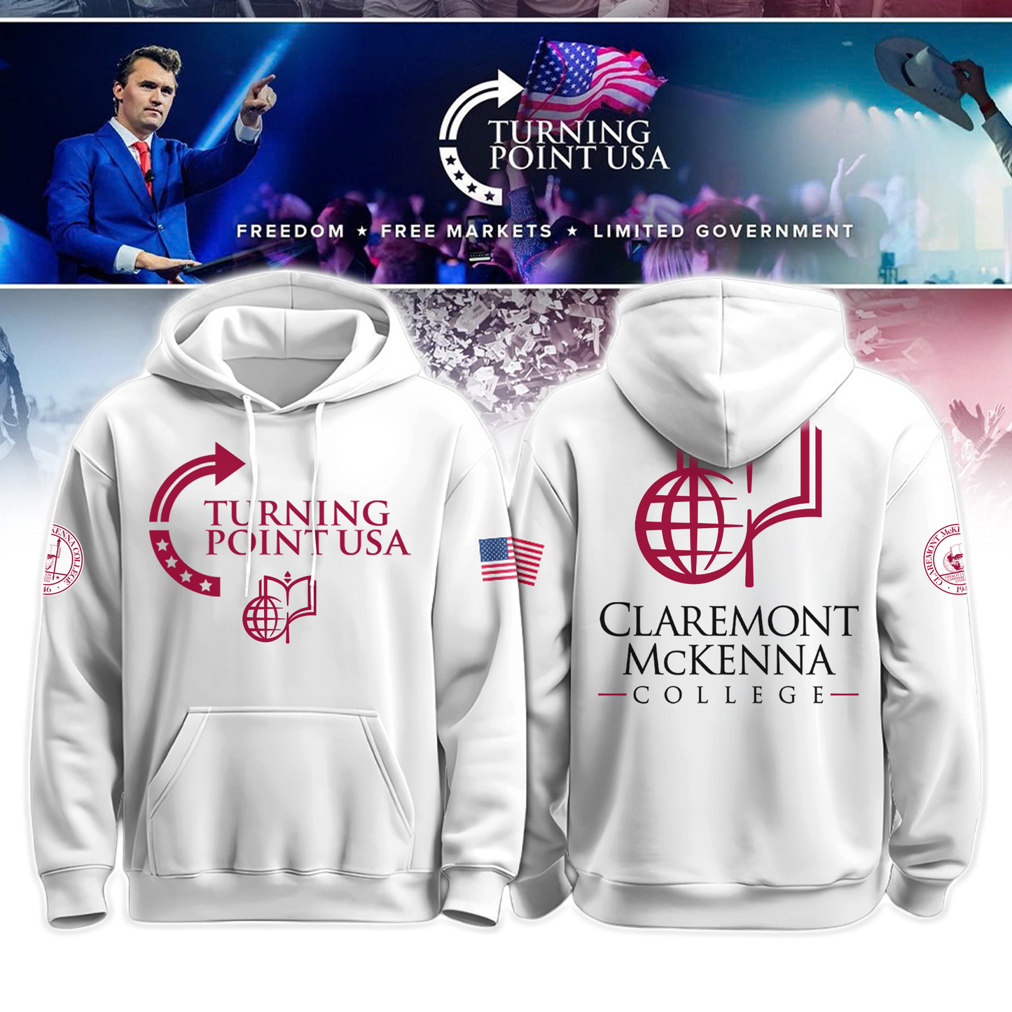 Claremont McKenna College Freedom Hoodie