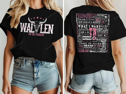 Official 2025 Wallen Tee – “I’m The Problem”