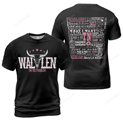 Official 2025 Wallen Tee – “I’m The Problem”
