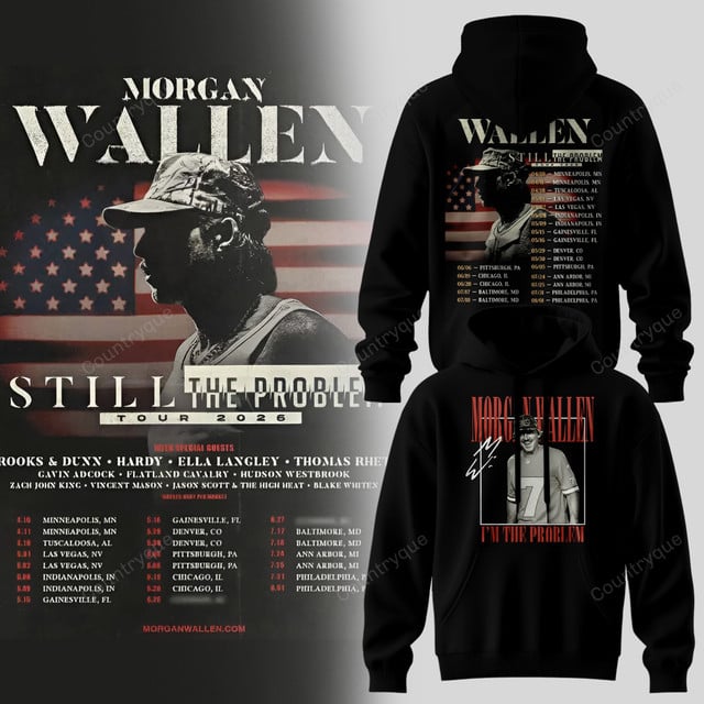 Morgan Wallen – Still The Problem Tour 2026 v2 Hoodie