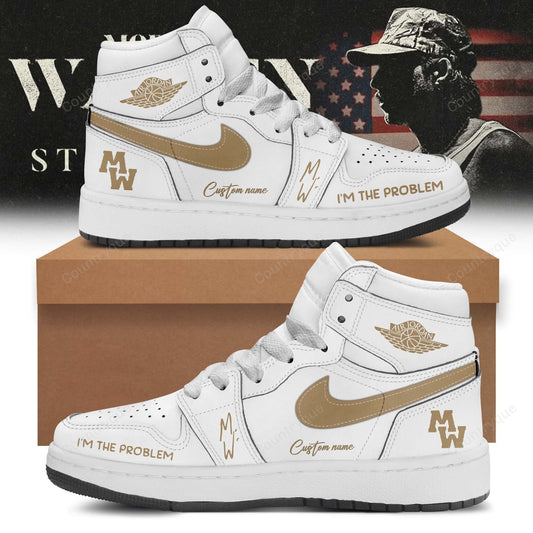 Custom Name Morgan Wallen Still The Problem Tour Shoes 2026 v2 AJ High Top Shoes