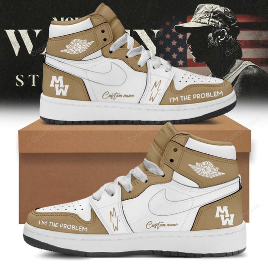Custom Name Morgan Wallen Still The Problem Tour Shoes 2026 v3 AJ High Top Shoes