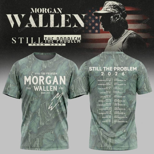 Morgan Wallen Still The Problem Tour 2026 v6 T-Shirt - Sweatshirt & Hoodie