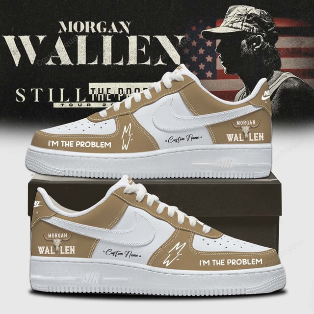 Custom Name - Morgan Wallen – Still The Problem Tour 2026 v10 AF1 Shoes