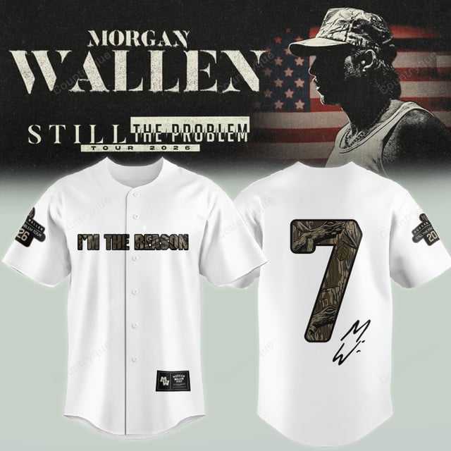 Morgan Wallen Still The Problem Tour 2026 v2 Jersey
