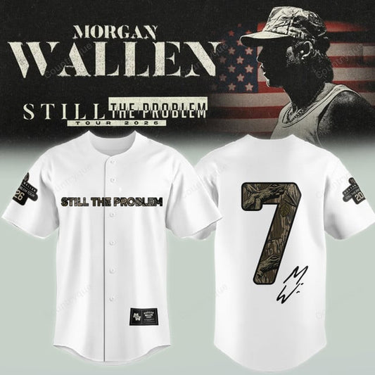 Morgan Wallen Still The Problem Tour 2026 v3 Jersey
