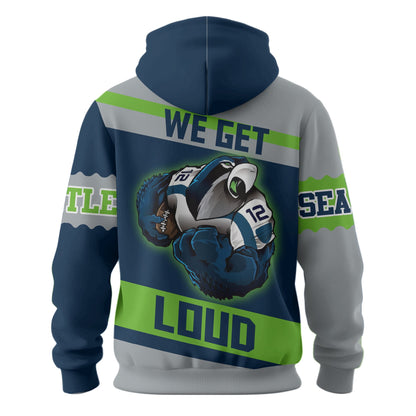 Seattle Seahawks | Premium We Get Loud 3D Hoodie HY