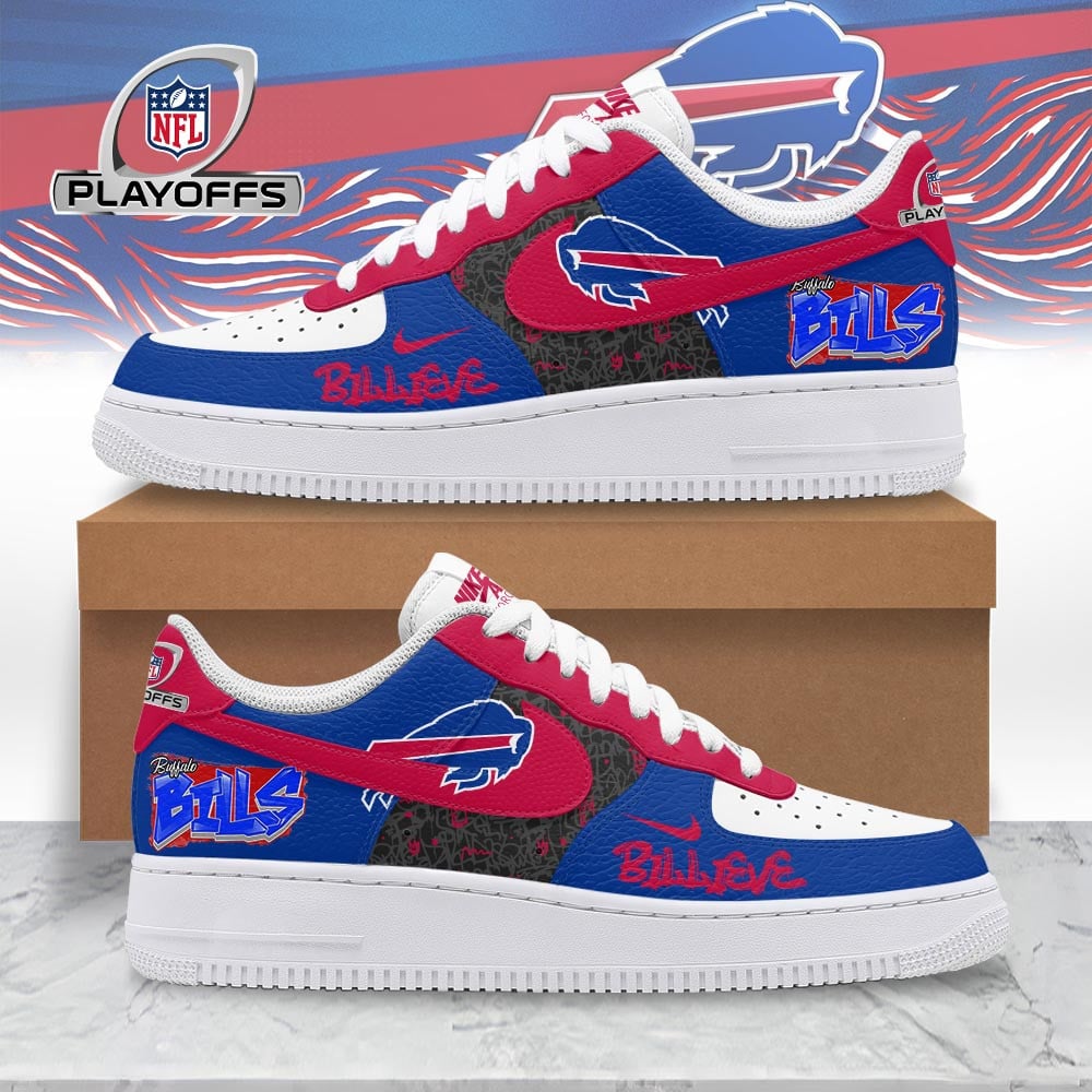 Buffalo Bills | Premium Playoffs 2025-26 AF1 Shoes MM