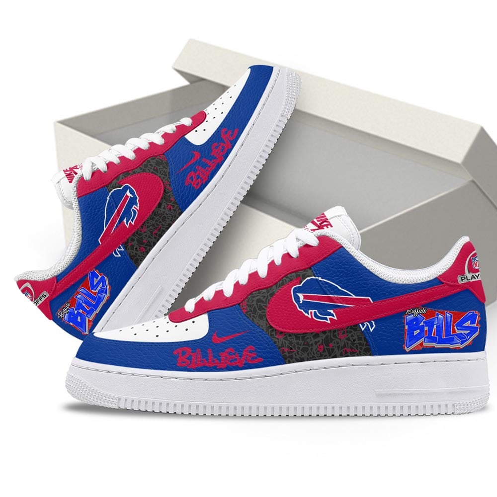 Buffalo Bills | Premium Playoffs 2025-26 AF1 Shoes MM