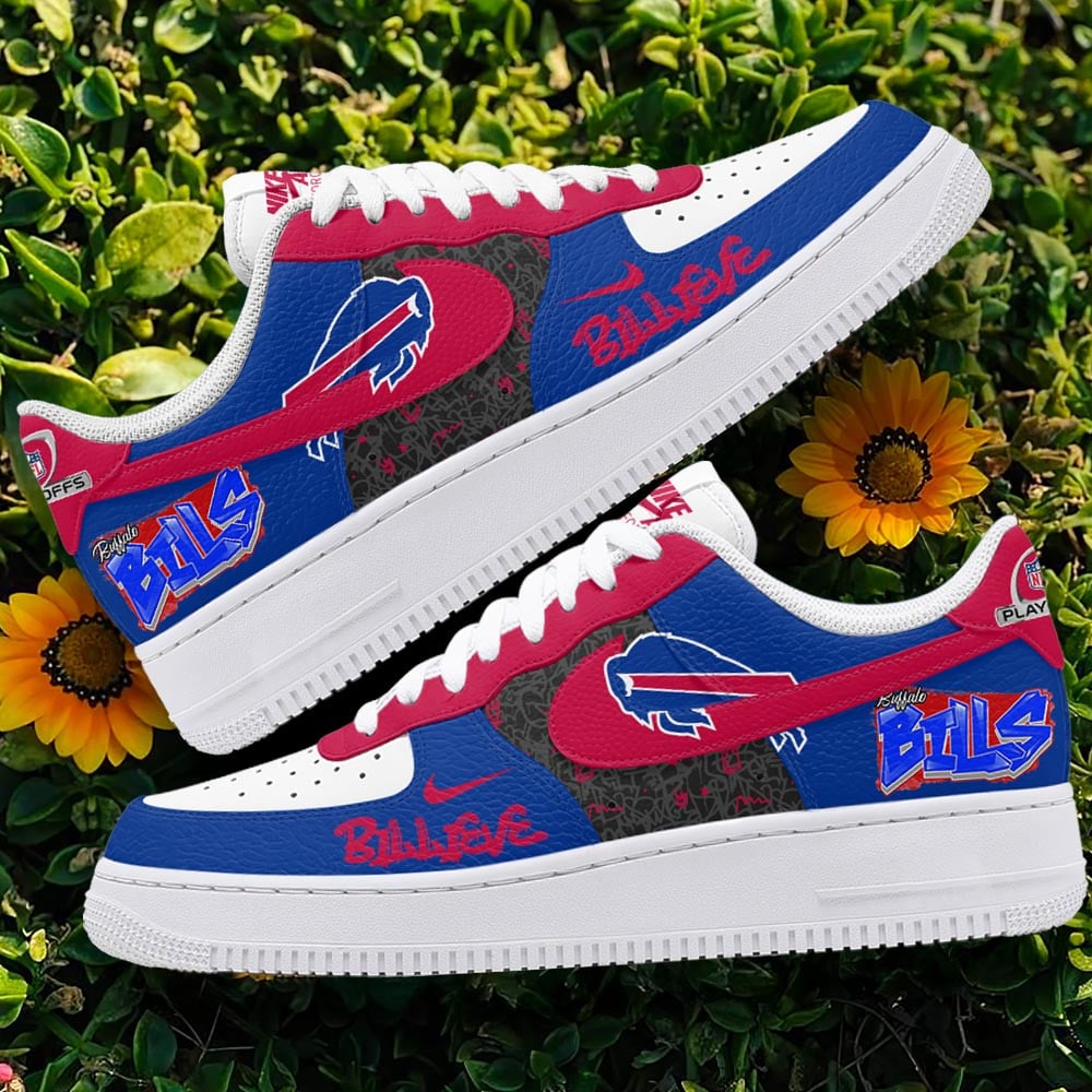 Buffalo Bills | Premium Playoffs 2025-26 AF1 Shoes MM