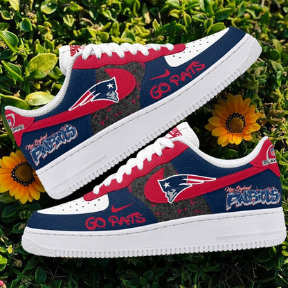 New England Patriots | Premium NFL Playoffs 2025-26 AF1 Shoes MM