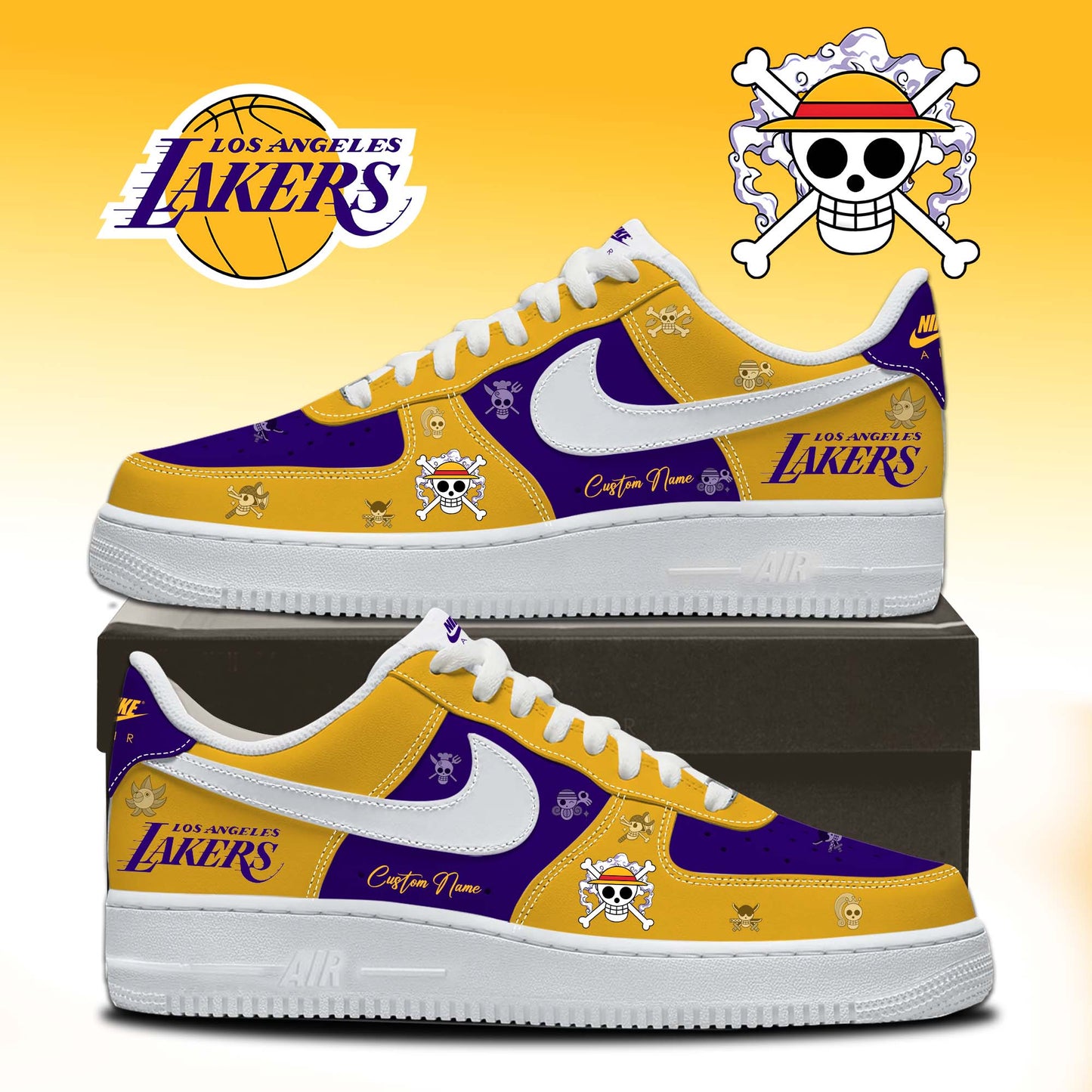 __LA Lakers OnePiece Luffy x Lakers – Limited Edition AF1