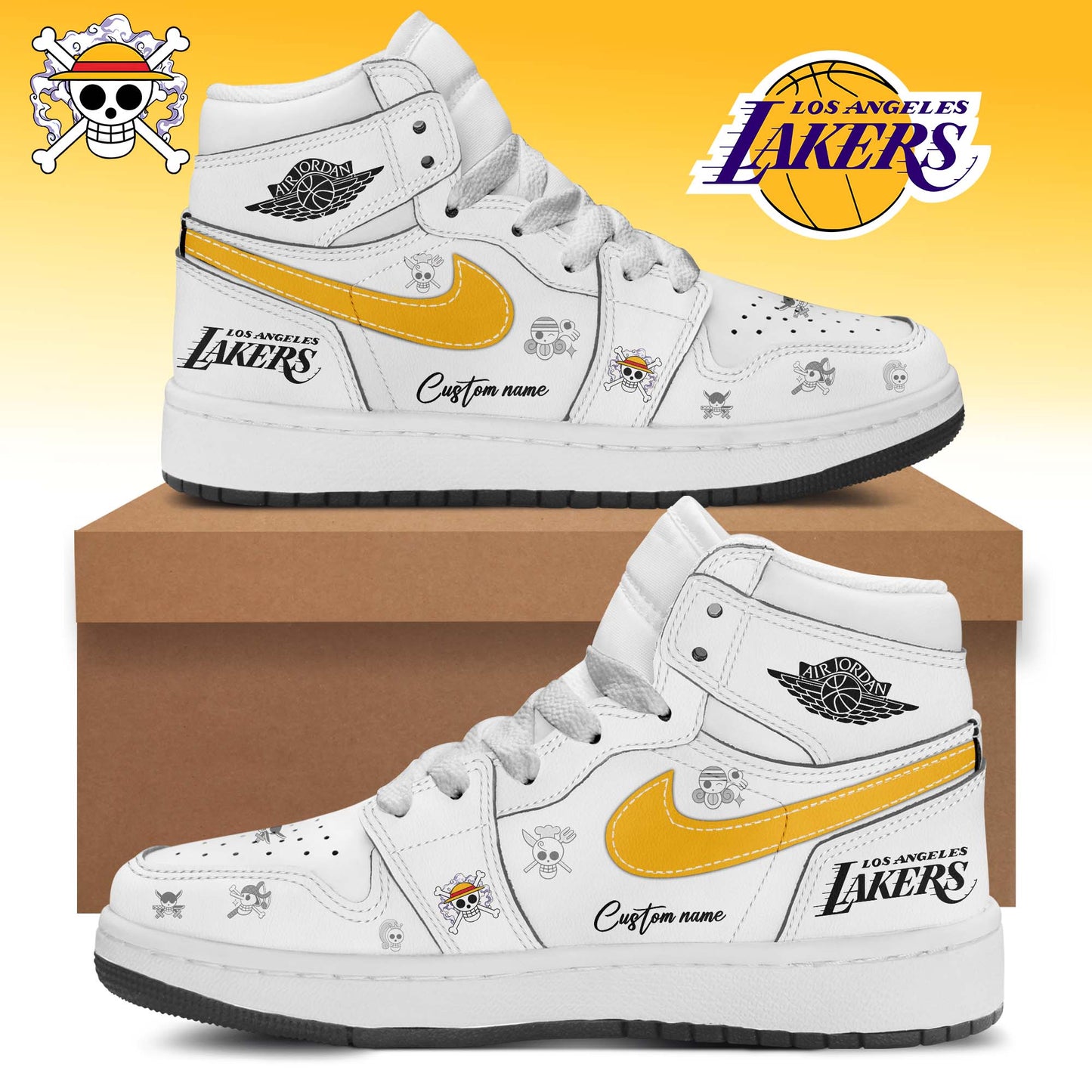 __LA Lakers OnePiece Luffy x Lakers – Limited Edition AF1