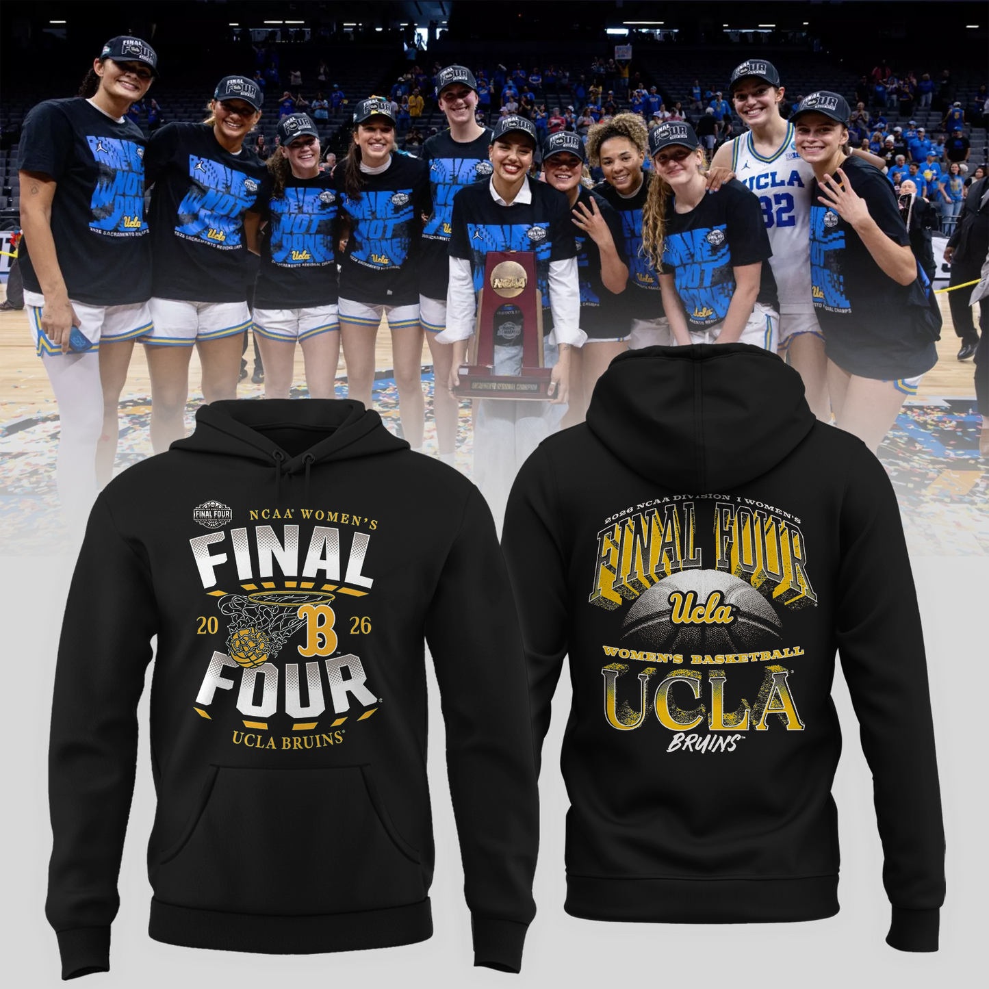 UCLA 2026 Women’s Basketball Five Four Hoodie Limited Edition