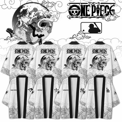 .All Team Special One Piece Luffy Gear 5 Limited Edition Haori Kimono
