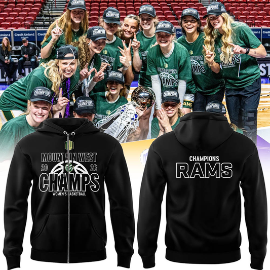 Limited Edition CSUWBasketball Champions Zip Hoodie