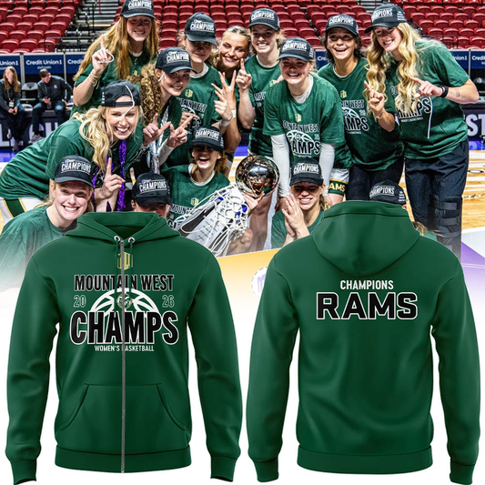 Limited Edition CSUWBasketball Champions Zip Hoodie