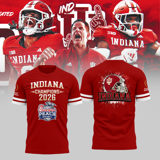 Indiana Hoosiers 2026 VRBO FIESTA BOWL Champions TShirt