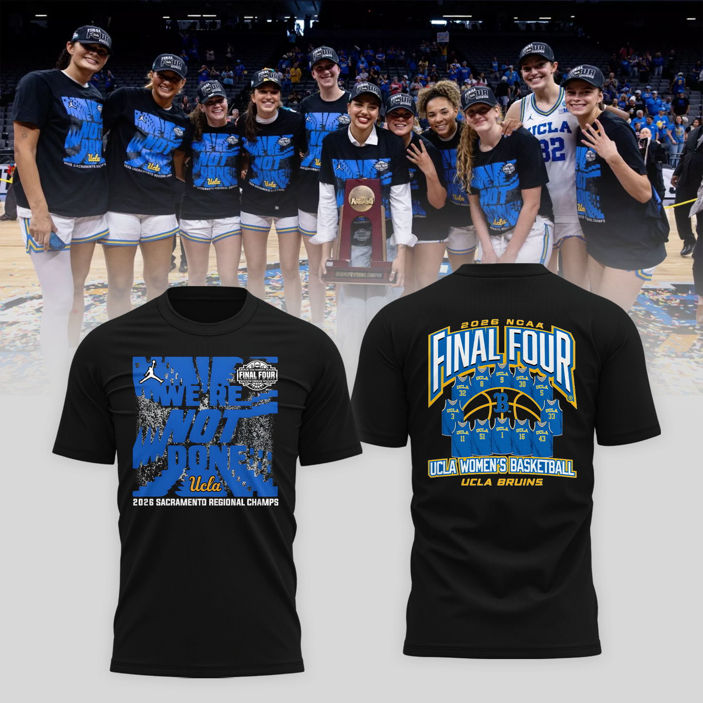 UCLA 2026 Women’s Basketball Five Four Tshirt Limited Edition
