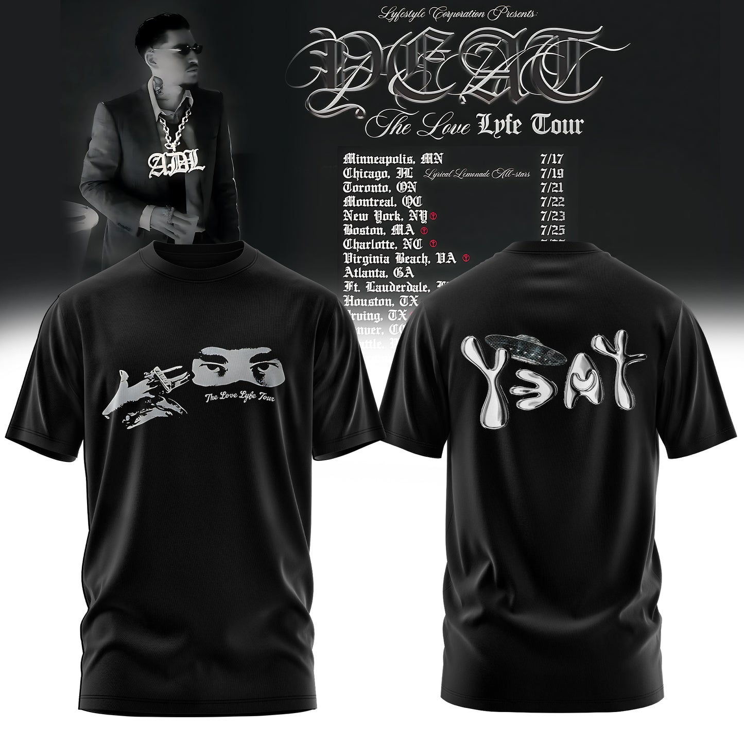 YEAT LOVE COLLECTION – 2026 TOUR MERCH