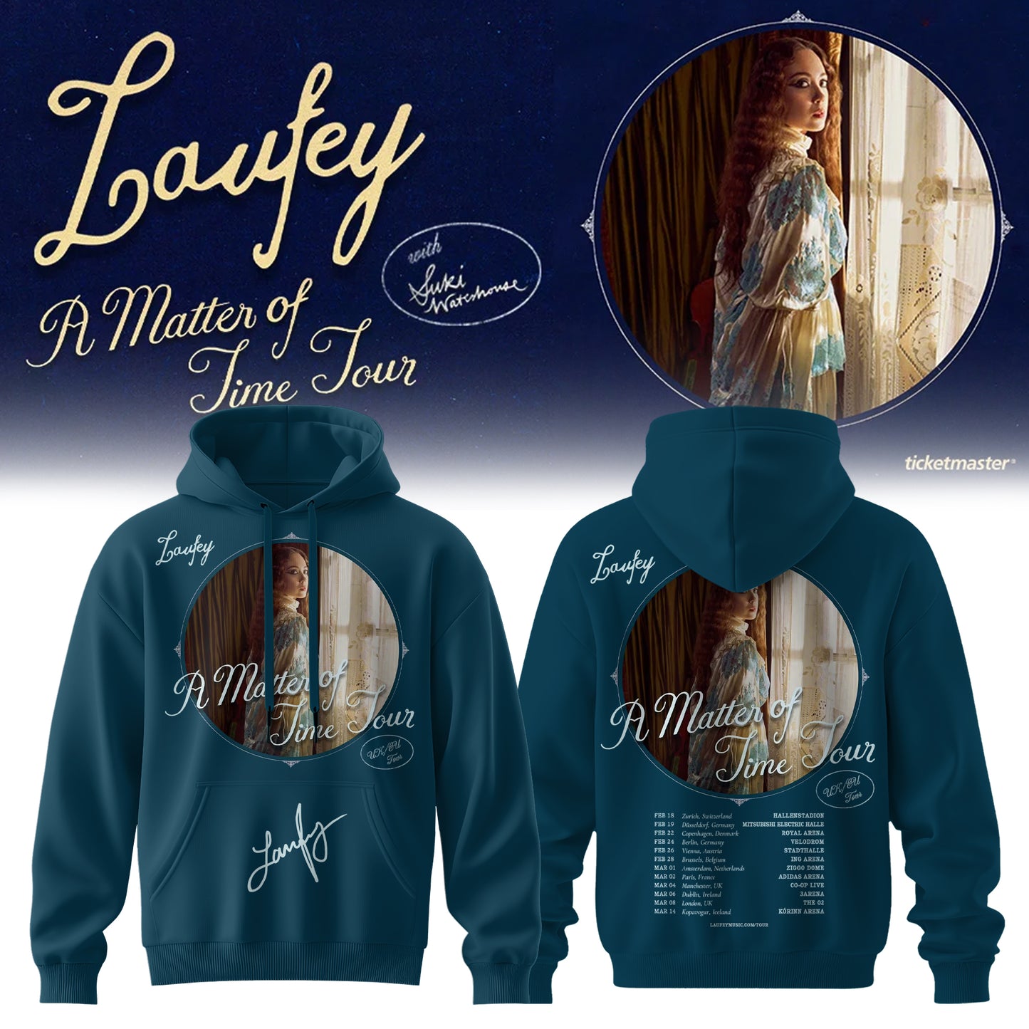 .Laufey’s A Matter Of Time Tour Hoodie