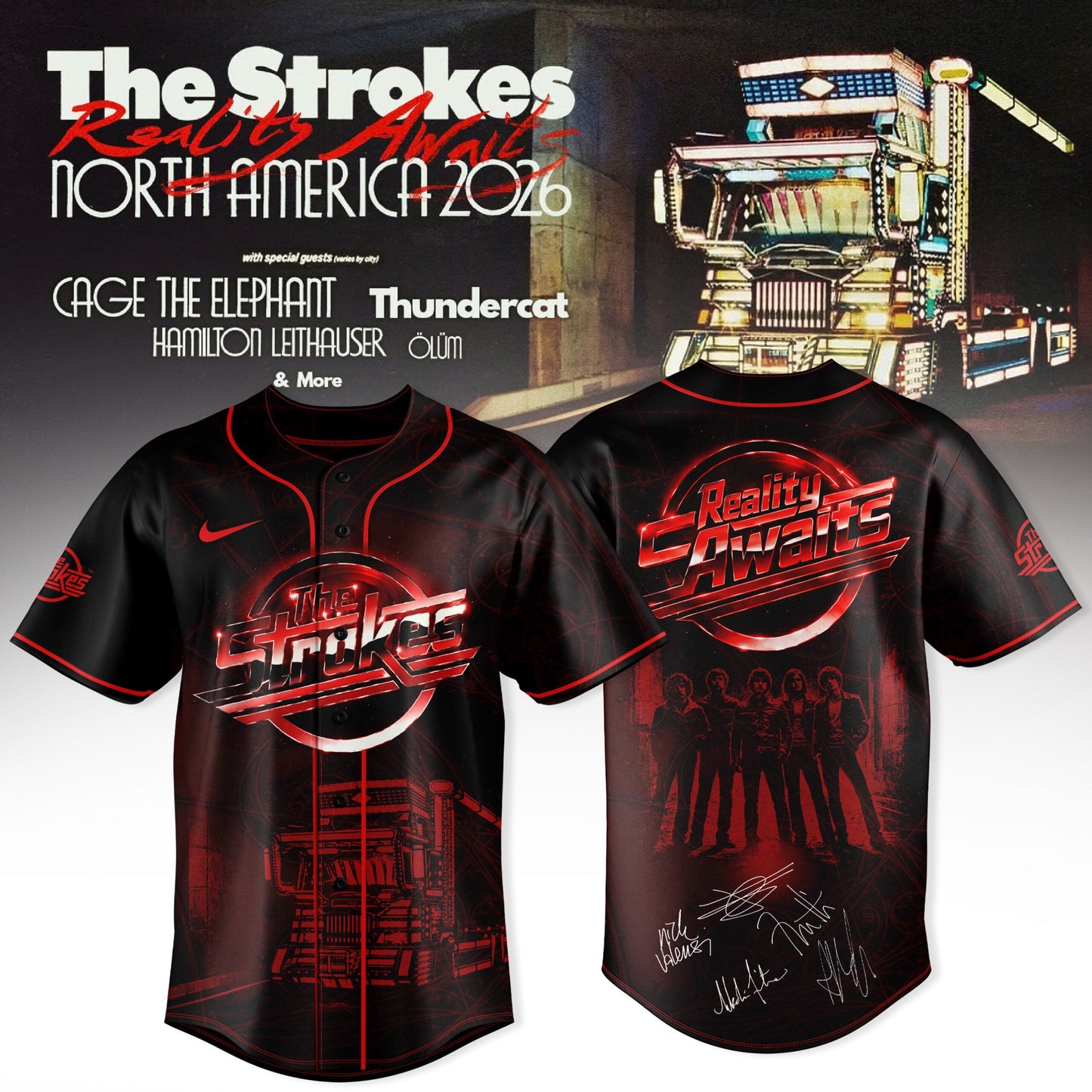 _ The Strokes Reality Awaits Tour 2026 Edition Jersey