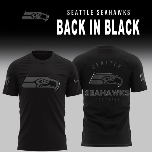 Seattle Seahawks 2025 Back In Black Limited Edition Combo TShirt