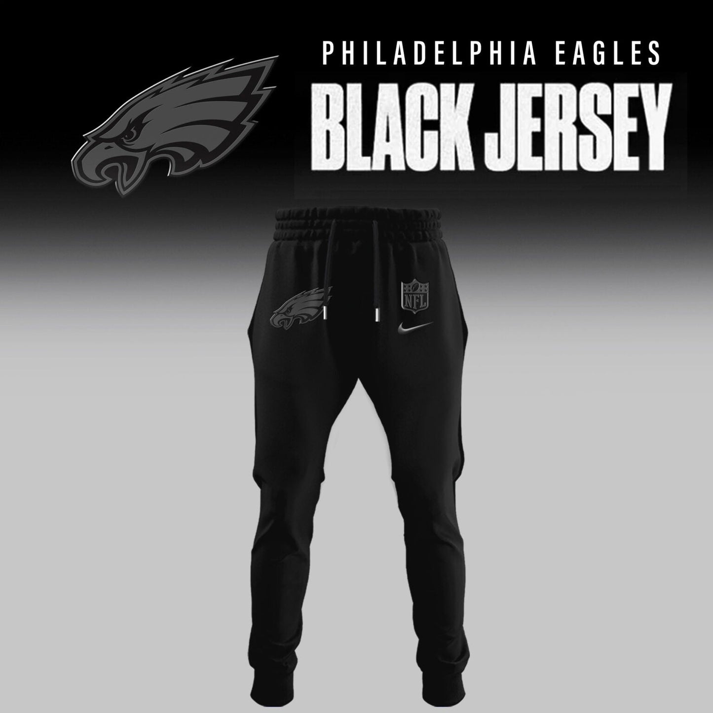 Philadelphia Eagles 2025 Back In Black Limited Edition Combo Hoodie
