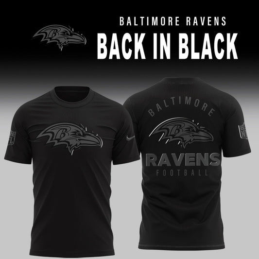 Baltimore Ravens 2025 Back In Black Limited Edition Combo TShirt
