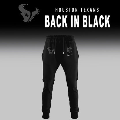 Houston Texans 2025 Back In Black Limited Edition Hoodie