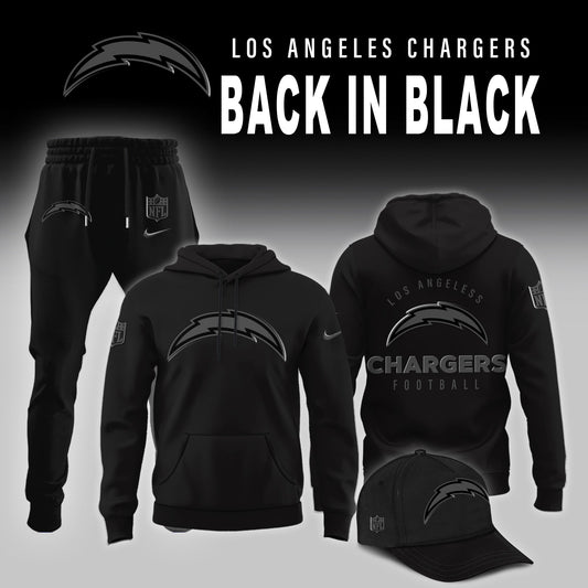 Los Angeles Chargers 2025 Back In Black Limited Combo Hoodie