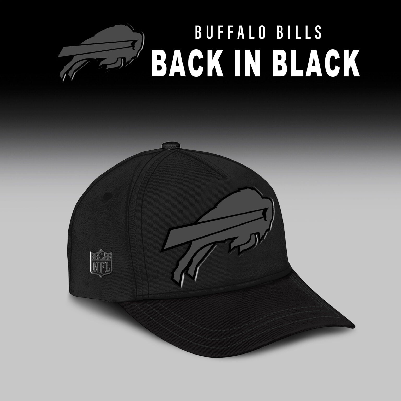 Buffalo Bills 2025 Back In Black Limited Edition Combo TShirt