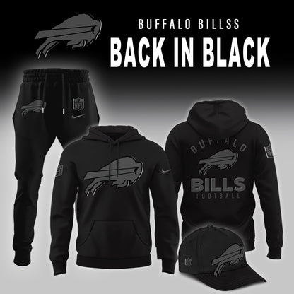 Buffalo Bills 2025 Back In Black Limited Edition Combo Hoodie