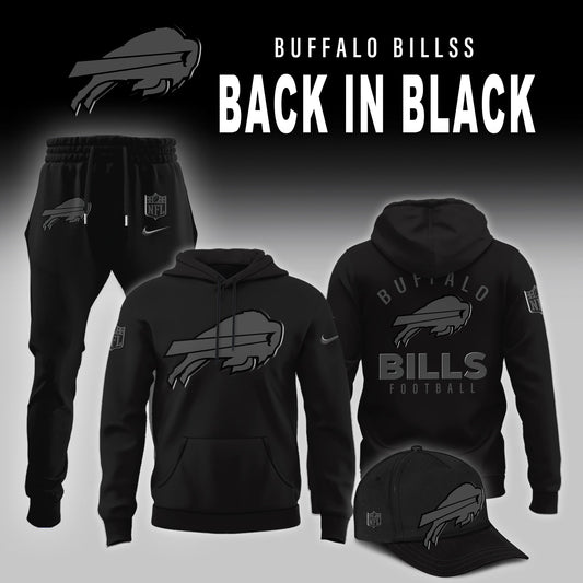 Buffalo Bills 2025 Back In Black Limited Edition Combo Hoodie