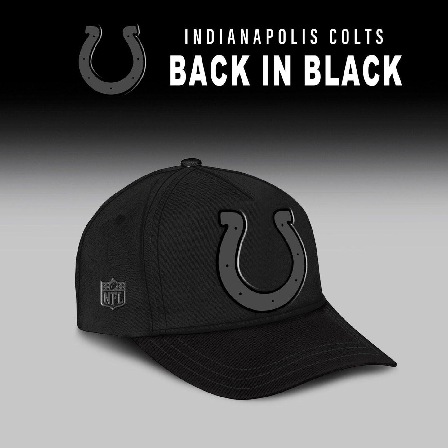 Indianapolis Colts 2025 Back In Black Limited Edition Combo Hoodie