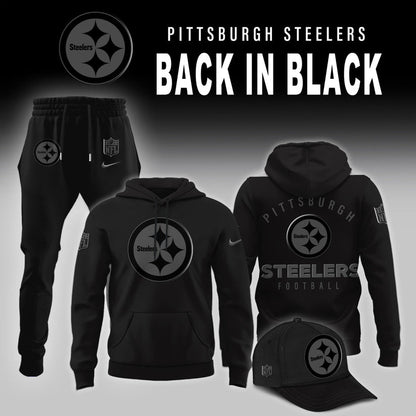 Limited Edition Pittsburgh Steelers Back in Black Hoodie